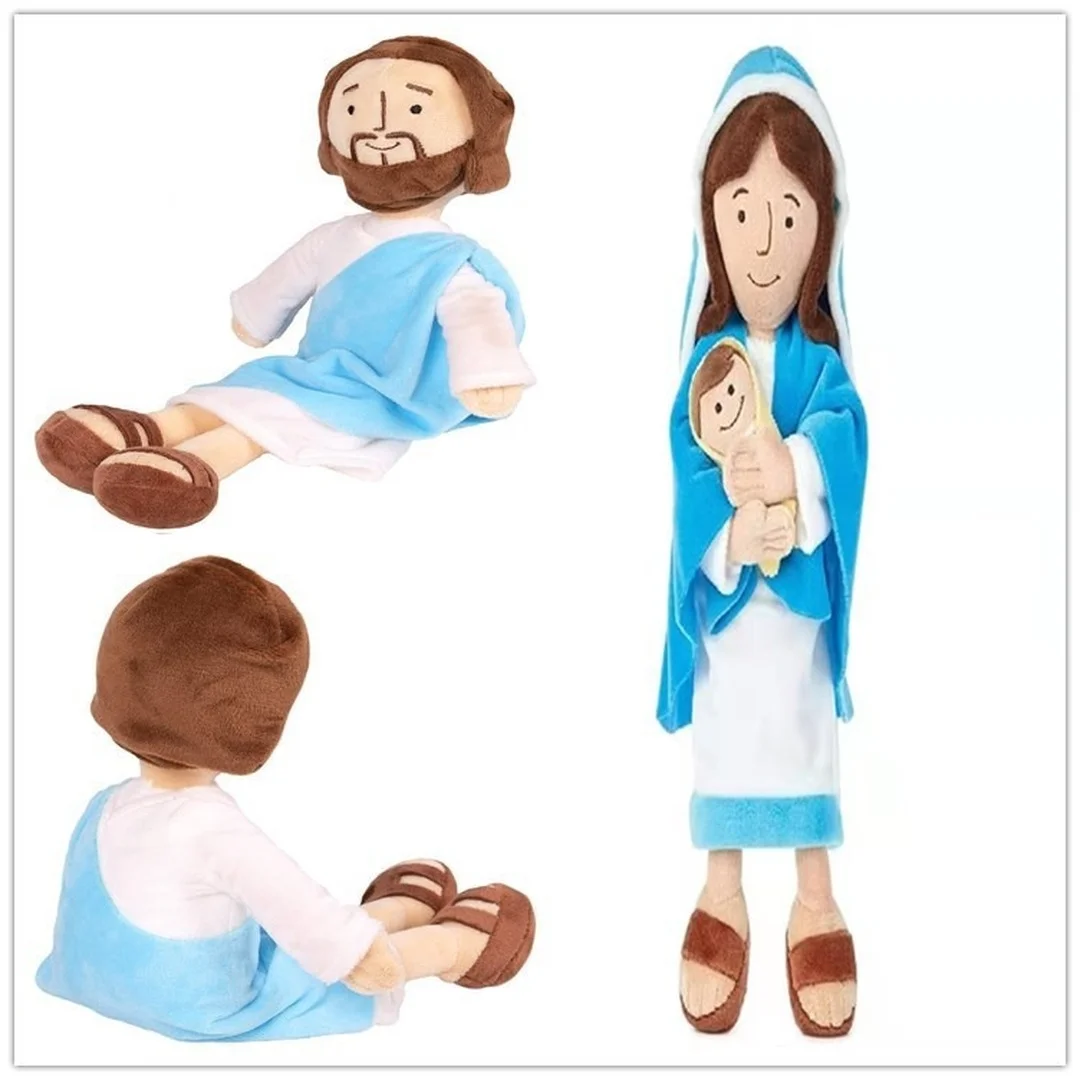 Jesus Virgin Mary Plush Toy Christ Religious Plushie Figure Kids Educational Stuffed Doll Soft Figure Gift for Children Believer
Jesus Virgin Mary Plush Toy Christ Religious Plushie Figure Kids Educational Stuffed Doll Soft Figure Gift for Children Believer