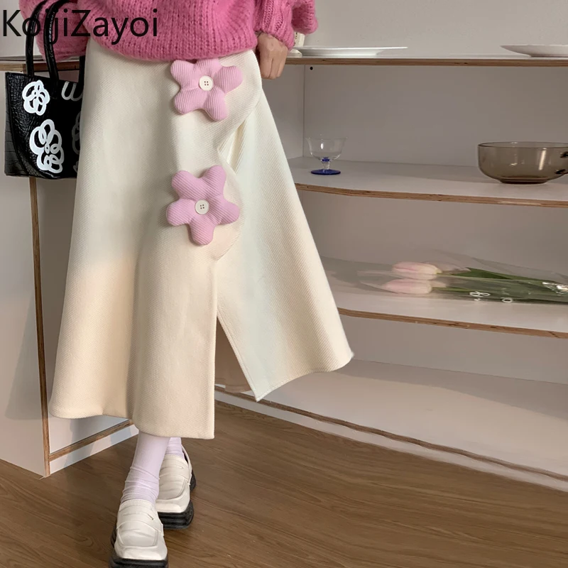 Женская длинная юбка с цветочной аппликацией, с высокой талией
Женская длинная юбка с цветочной аппликацией, с высокой талией