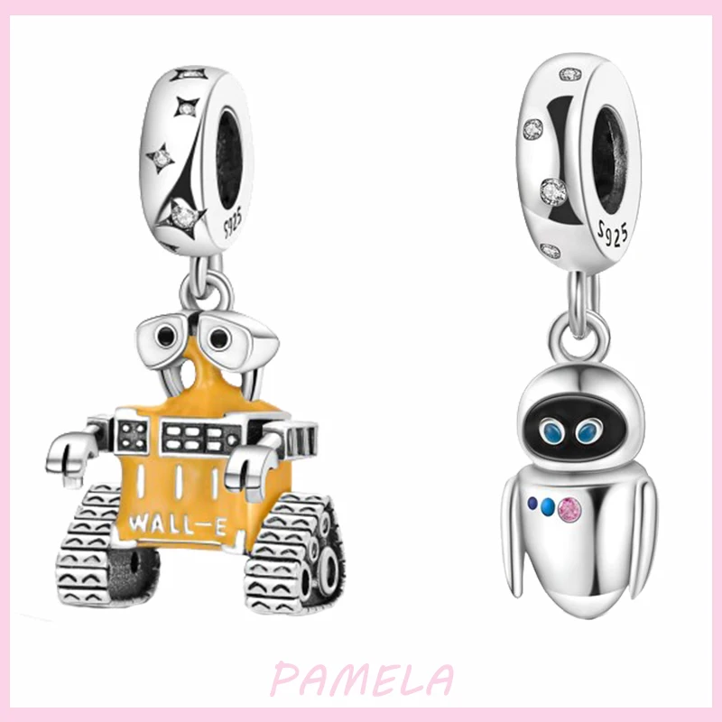 PAMELA 925 Sterling Silver R2 Yellow Robot Charms Ai White Robot Beads DIY For Original Pendant Bracelet Jewelry For Women Gift
PAMELA 925 Sterling Silver R2 Yellow Robot Charms Ai White Robot Beads DIY For Original Pendant Bracelet Jewelry For Women Gift