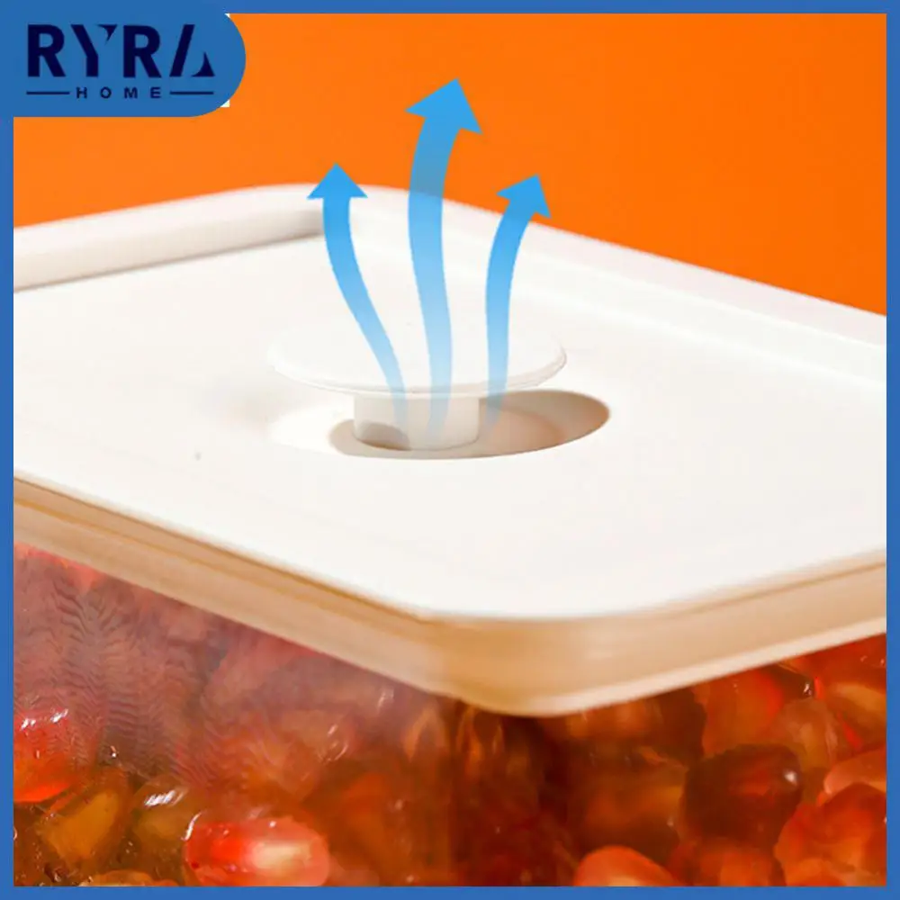 Transparent Sealed Box With Air Valve Vacuum Fresh-keeping Box Drain Box Partition Plate Storage Box Household Refrigerator
Transparent Sealed Box With Air Valve Vacuum Fresh-keeping Box Drain Box Partition Plate Storage Box Household Refrigerator