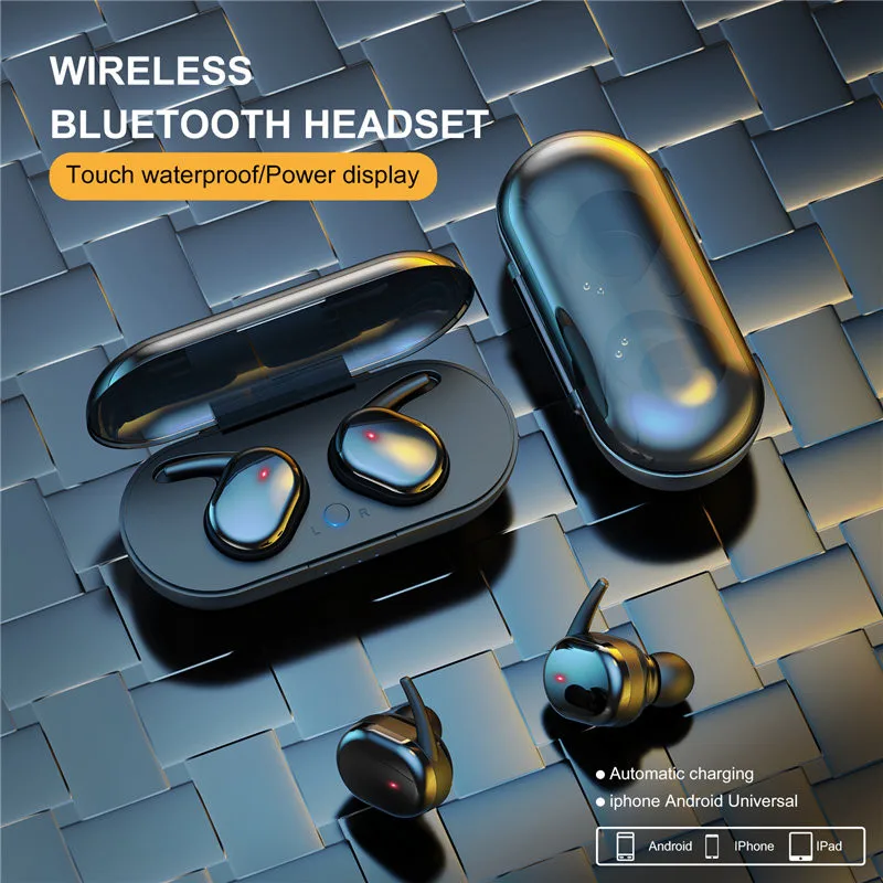 Y30 TWS Wireless Blutooth 5.0 Earphone Noise Cancelling Headset HiFi 3D Stereo In-ear Earbuds For Android IOS head phone
Y30 TWS Wireless Blutooth 5.0 Earphone Noise Cancelling Headset HiFi 3D Stereo In-ear Earbuds For Android IOS head phone