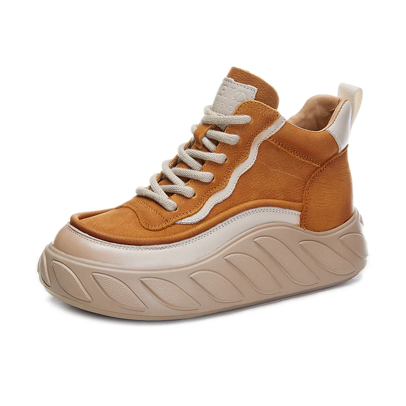 Genuine Leather Chunky Platform Sports Shoes Girls Flats Luxury Designer Sneakers Women 2023 Casual Elegant Retro Tennis Female
Genuine Leather Chunky Platform Sports Shoes Girls Flats Luxury Designer Sneakers Women 2023 Casual Elegant Retro Tennis Female