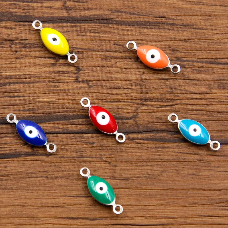 30pcs 5x15mm Stainless Steel Connector Double Sided Oil Drip Elliptic Charms Pendant for Jewelry Making DIY Jewelry Accessories
30pcs 5x15mm Stainless Steel Connector Double Sided Oil Drip Elliptic Charms Pendant for Jewelry Making DIY Jewelry Accessories