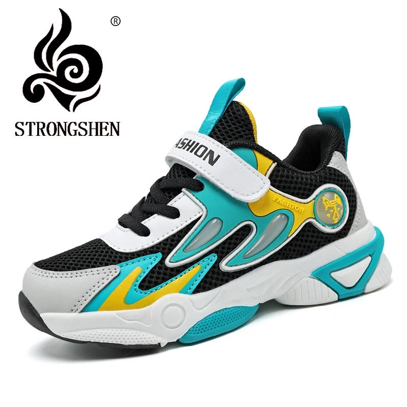 STRONGSHEN Children's Shoes Dad Shoes Casual Sneakers Breathable Mesh Upper Non-Slip Wear-Resistant Sole Fashion Boys Sneakers
STRONGSHEN Children's Shoes Dad Shoes Casual Sneakers Breathable Mesh Upper Non-Slip Wear-Resistant Sole Fashion Boys Sneakers