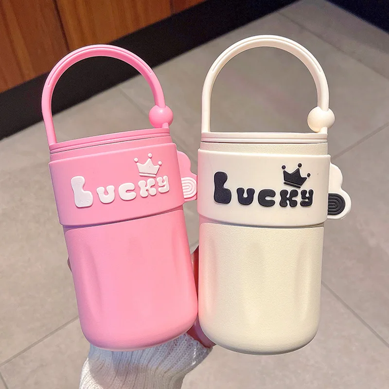 420ml Portable Coffee Bottle for Girls' Office Stainless Steel Thermoses High Quality Leak Proof Vacuum Flasks Drinking Kettle
420ml Portable Coffee Bottle for Girls' Office Stainless Steel Thermoses High Quality Leak Proof Vacuum Flasks Drinking Kettle