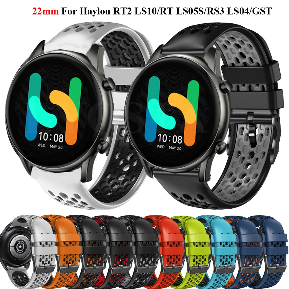 For Haylou RS3 LS04/RT LS05S 22mm Silicone Smart Watchband For Haylou RT2 LS10/Haylou GST Strap Replacement Wristband Bracelet
For Haylou RS3 LS04/RT LS05S 22mm Silicone Smart Watchband For Haylou RT2 LS10/Haylou GST Strap Replacement Wristband Bracelet