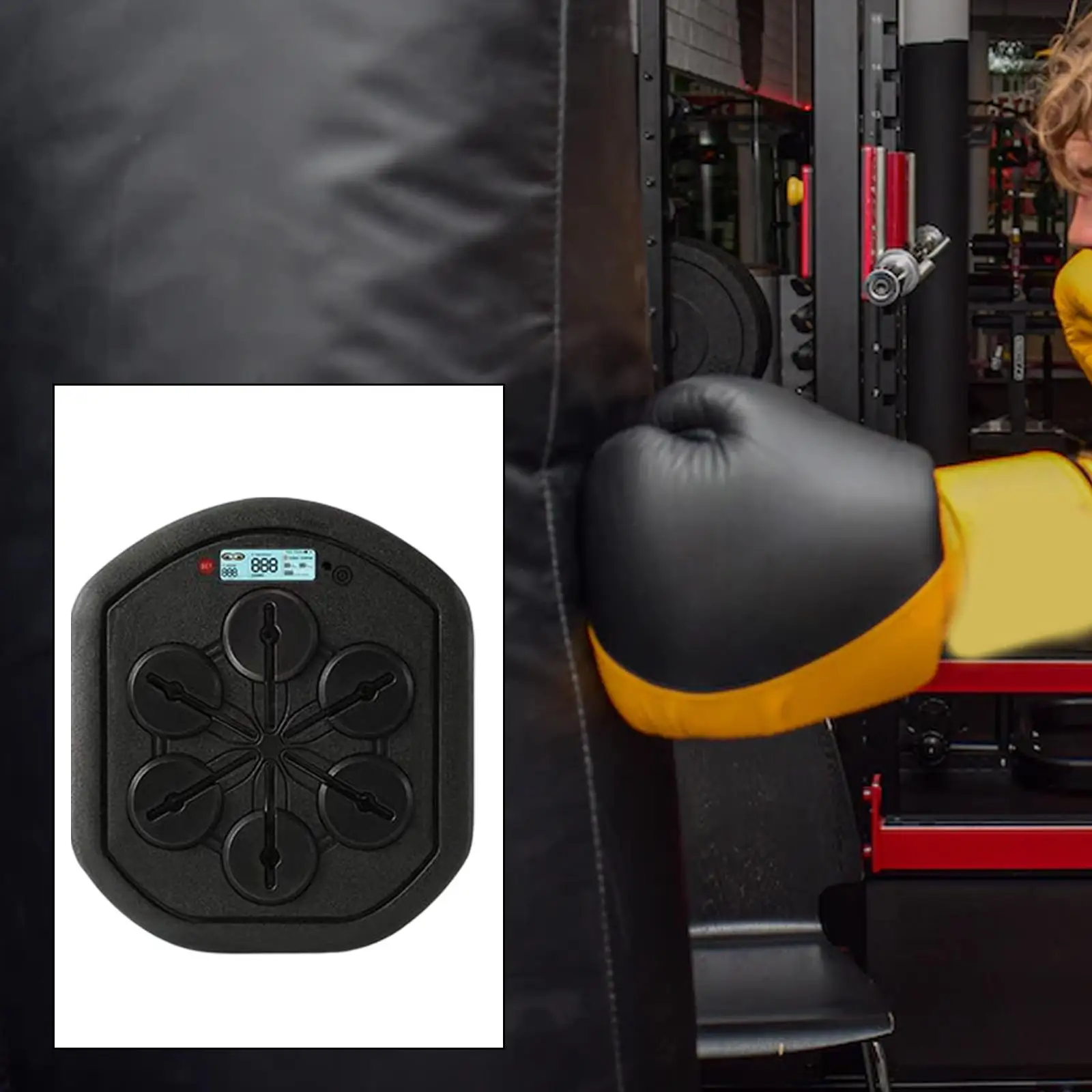 Electronic Music Boxing Wall Target Boxing Trainer Punching Pad Sanda Sandbag Reaction Target Household Screen Display
Electronic Music Boxing Wall Target Boxing Trainer Punching Pad Sanda Sandbag Reaction Target Household Screen Display