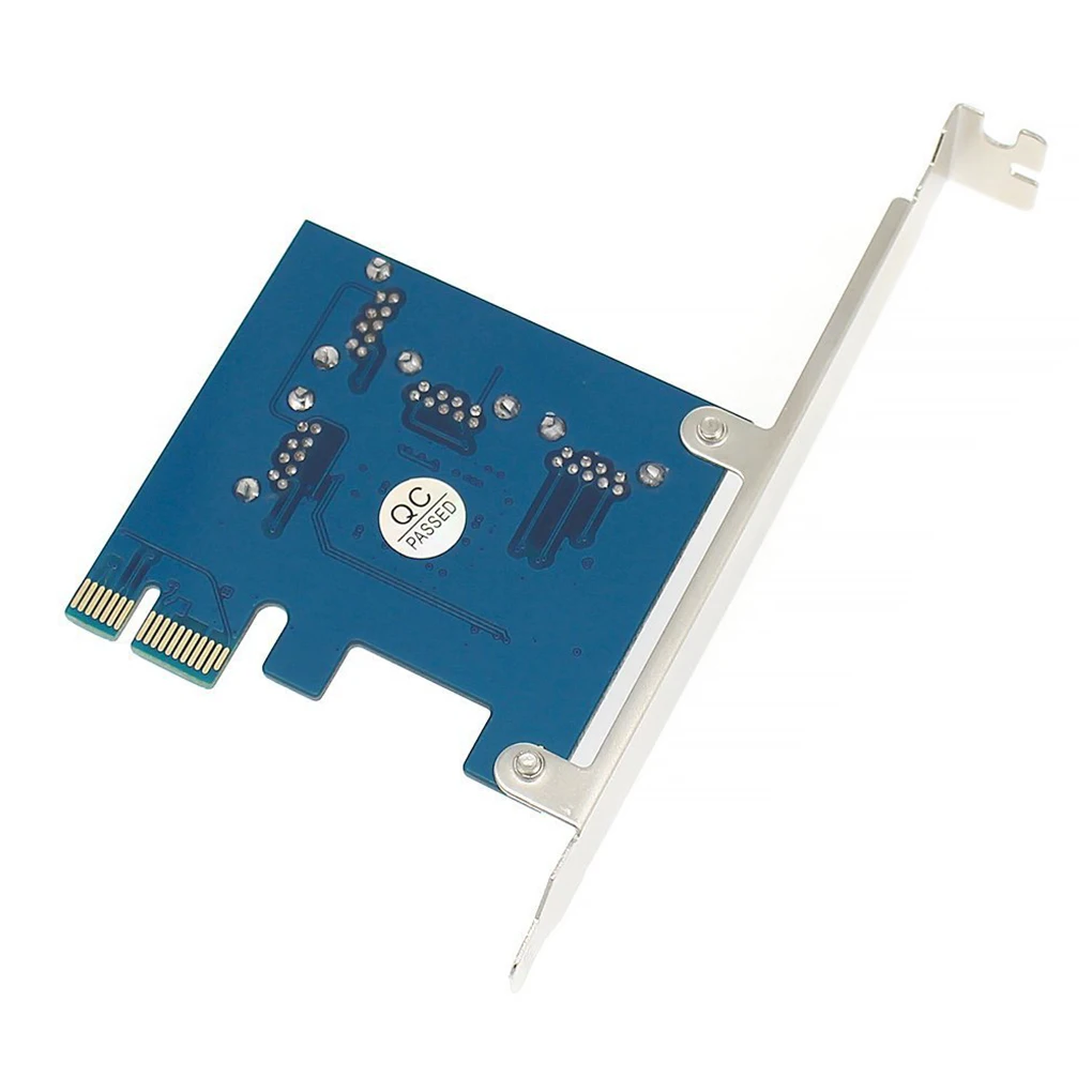 

Плата расширения PCI-E-USB, адаптер 1-4, 4-портовый, PCI-E-USB 3 0, карта-расширитель, аксессуары для майнинга