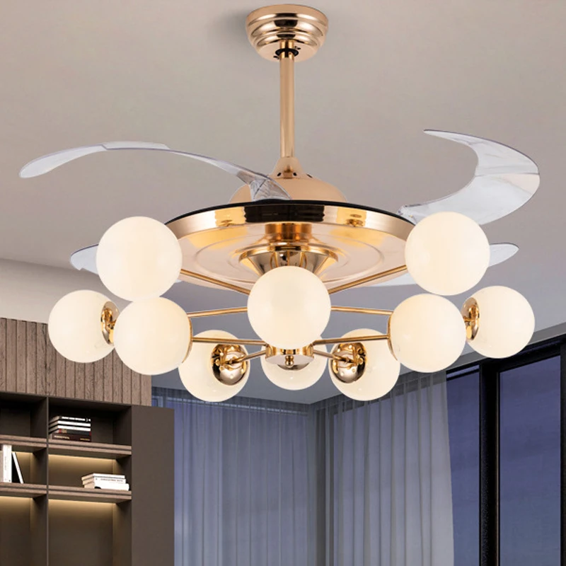 Ceiling Fan Light Invisible Luxury Branch Lamp With Remote Control Modern LED Gold For Home Living Room
Ceiling Fan Light Invisible Luxury Branch Lamp With Remote Control Modern LED Gold For Home Living Room
