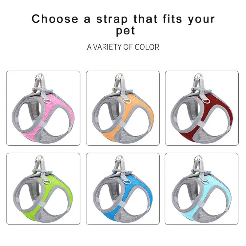 Pet Supplies New Pet Chest Harness Vest-style Breathable Dog Leash Reflective Dog Vest Harness Cat Harness Dog Accessories 
Pet Supplies New Pet Chest Harness Vest-style Breathable Dog Leash Reflective Dog Vest Harness Cat Harness Dog Accessories