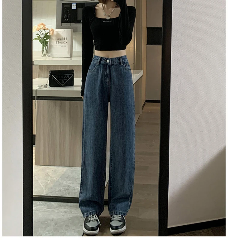 Summer thin Straight Leg Jeans For Women Fashion High Waist Trend Denim Pants Jean Baggy Pants Casual Comfort Trousers
Summer thin Straight Leg Jeans For Women Fashion High Waist Trend Denim Pants Jean Baggy Pants Casual Comfort Trousers