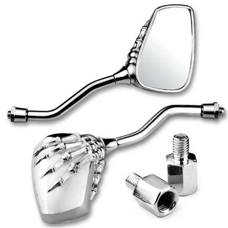 2pcs Motorbike side mirrors Skeleton Hand Claw Rear View Mirror With 2X8MM Screws Driving Safe For Suzuki Honda Kawasaki Yamaha
2pcs Motorbike side mirrors Skeleton Hand Claw Rear View Mirror With 2X8MM Screws Driving Safe For Suzuki Honda Kawasaki Yamaha