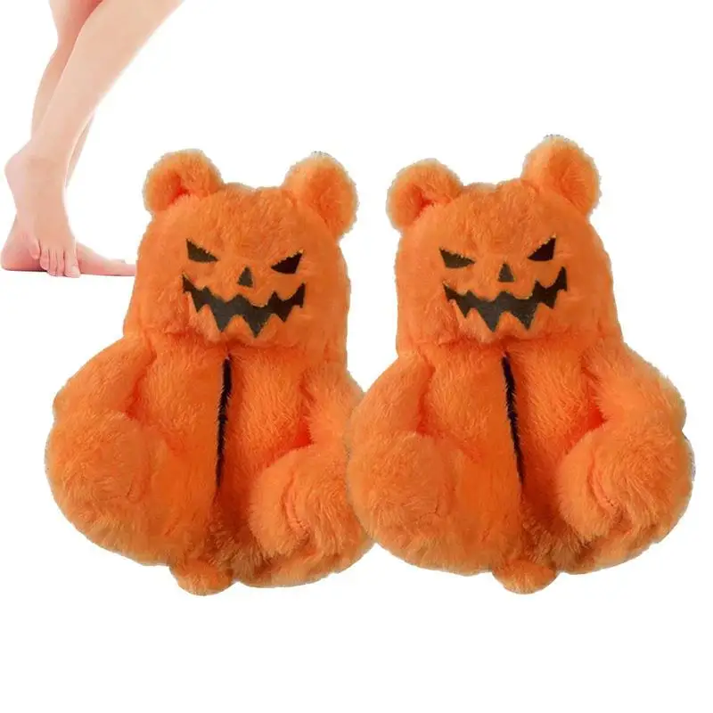 Тапочки в виде тыквы на Хэллоуин, тапочки в виде животных с фонариком, тыква, медведь, удобные и теплые тапочки на Хэллоуин для отпуска
Тапочки в виде тыквы на Хэллоуин, тапочки в виде животных с фонариком, тыква, медведь, удобные и теплые тапочки на Хэллоуин для отпуска