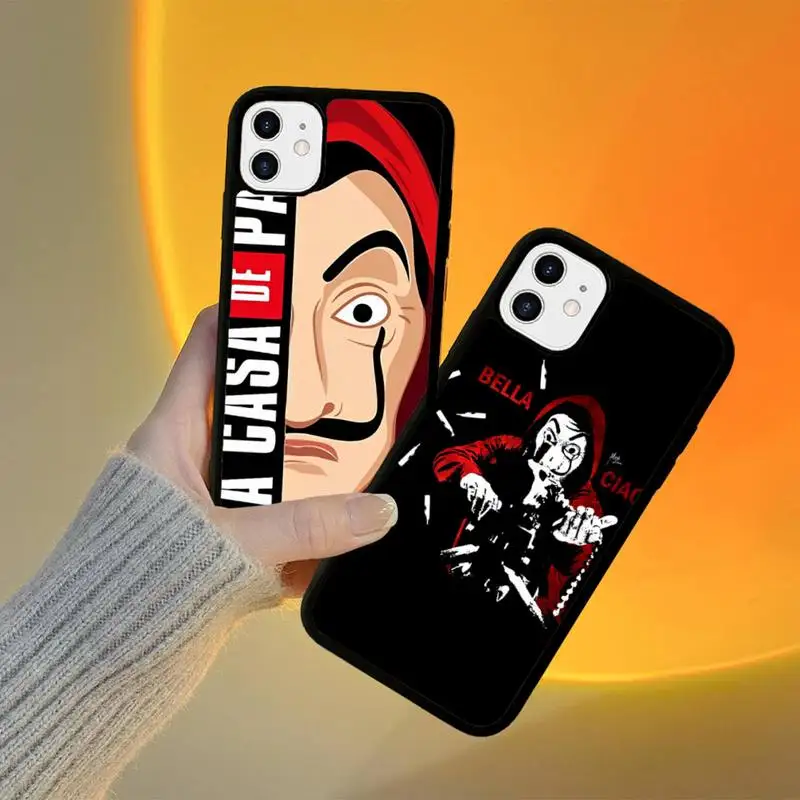 Spain TV La Casa De Papel Phone Case Silicone PC+TPU Case for iPhone 11 12 13 Pro Max 8 7 6 Plus X SE XR Hard Fundas
Spain TV La Casa De Papel Phone Case Silicone PC+TPU Case for iPhone 11 12 13 Pro Max 8 7 6 Plus X SE XR Hard Fundas