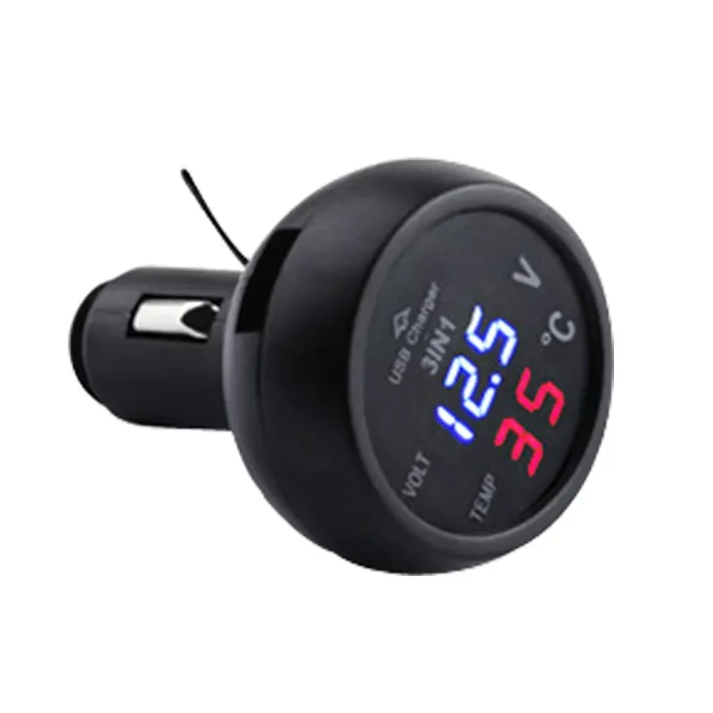 Charger Digital Car Battery Voltage Voltmeter Temperature Meter Monitor For 12V And 24V Battery
Charger Digital Car Battery Voltage Voltmeter Temperature Meter Monitor For 12V And 24V Battery