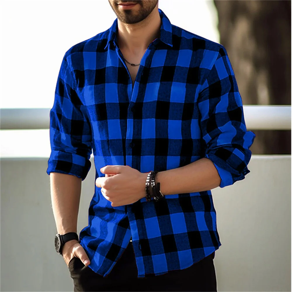 2023 New Men's Long Sleeve Polo Collar Plaid Square Shirt Casual Office Fashion Trend High Quality Soft and Comfortable Fabric
2023 New Men's Long Sleeve Polo Collar Plaid Square Shirt Casual Office Fashion Trend High Quality Soft and Comfortable Fabric
