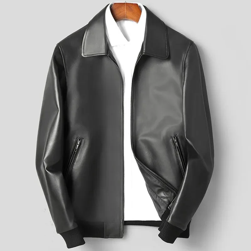 Genuine Leather Jackets for Men 100% Pure Sheepskin Natural Clothing Female Motorcycle Thin Jacket Slim 2023 Autumn New
Genuine Leather Jackets for Men 100% Pure Sheepskin Natural Clothing Female Motorcycle Thin Jacket Slim 2023 Autumn New