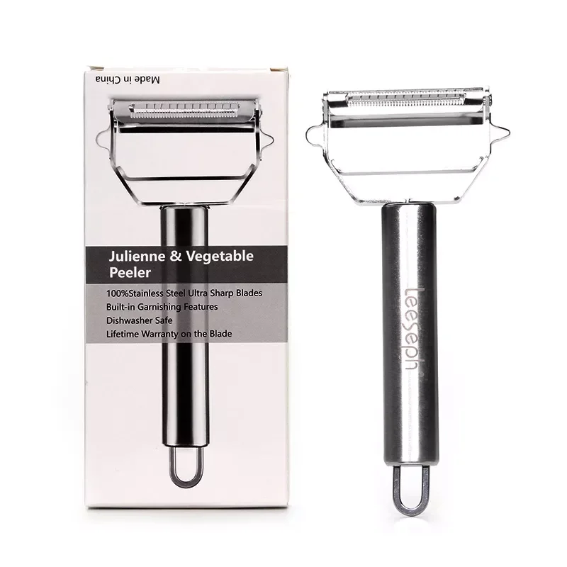 Leeseph Ultra Sharp Julienne Peeler & Vegetable Stainless Steel Ergonomic, Potato Apple Peeler
Leeseph Ultra Sharp Julienne Peeler & Vegetable Stainless Steel Ergonomic, Potato Apple Peeler