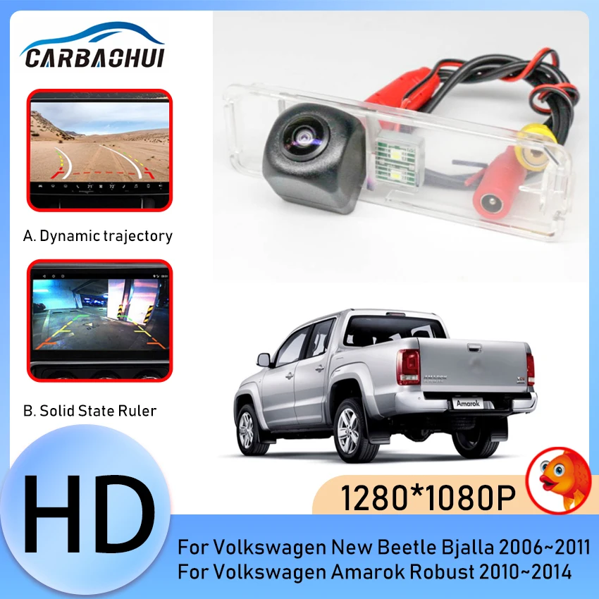 

Car Rear View Parking Backup Camera Night Vision Waterproof For Volkswagen New Beetle Bjalla 2006~2011 Amarok Robust 2010~2014