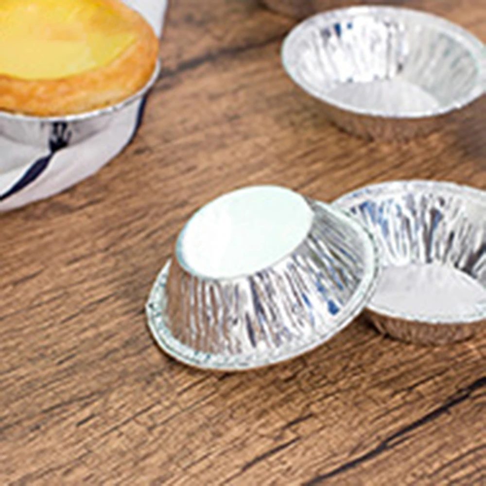 100PCS Kitchen Silver Baking Mold Aluminum Foil Egg Tart Cup Cupcake Cakes Mould For Pastry Cakes Dessert Mini Mold For Home
100PCS Kitchen Silver Baking Mold Aluminum Foil Egg Tart Cup Cupcake Cakes Mould For Pastry Cakes Dessert Mini Mold For Home