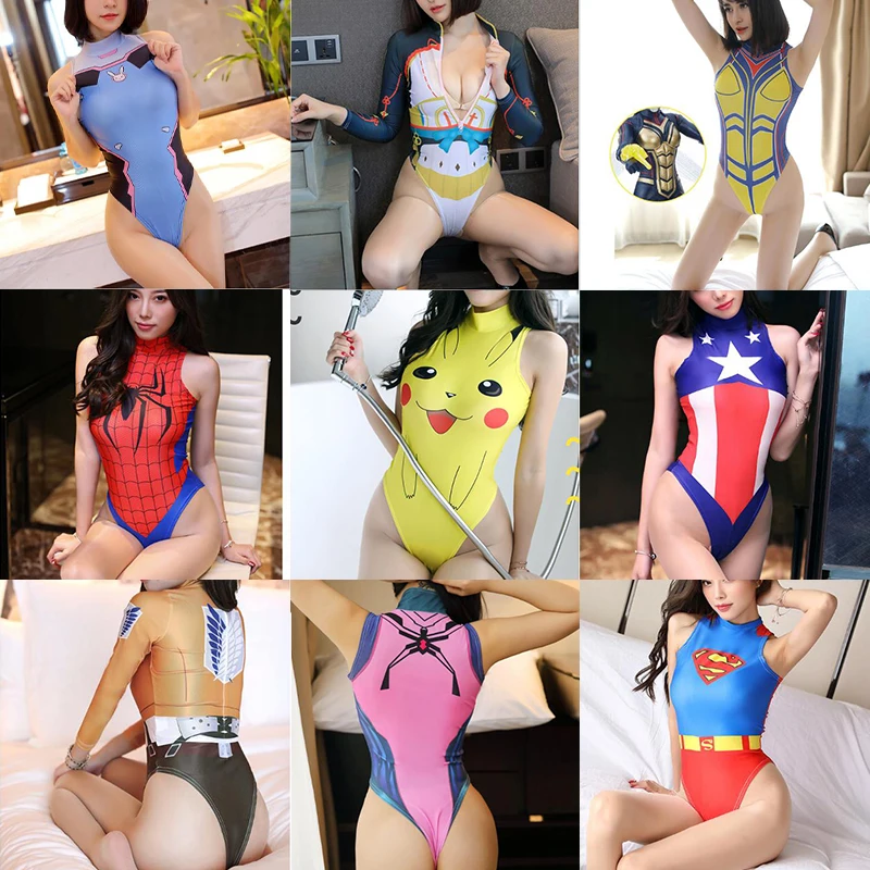 Anime cosplay swimsui tankini swimsuits Women/Girls Sexy Bikini Swimwear Bodysuit 3D printin Jumpsuits Cosplay Costumes
Anime cosplay swimsui tankini swimsuits Women/Girls Sexy Bikini Swimwear Bodysuit 3D printin Jumpsuits Cosplay Costumes