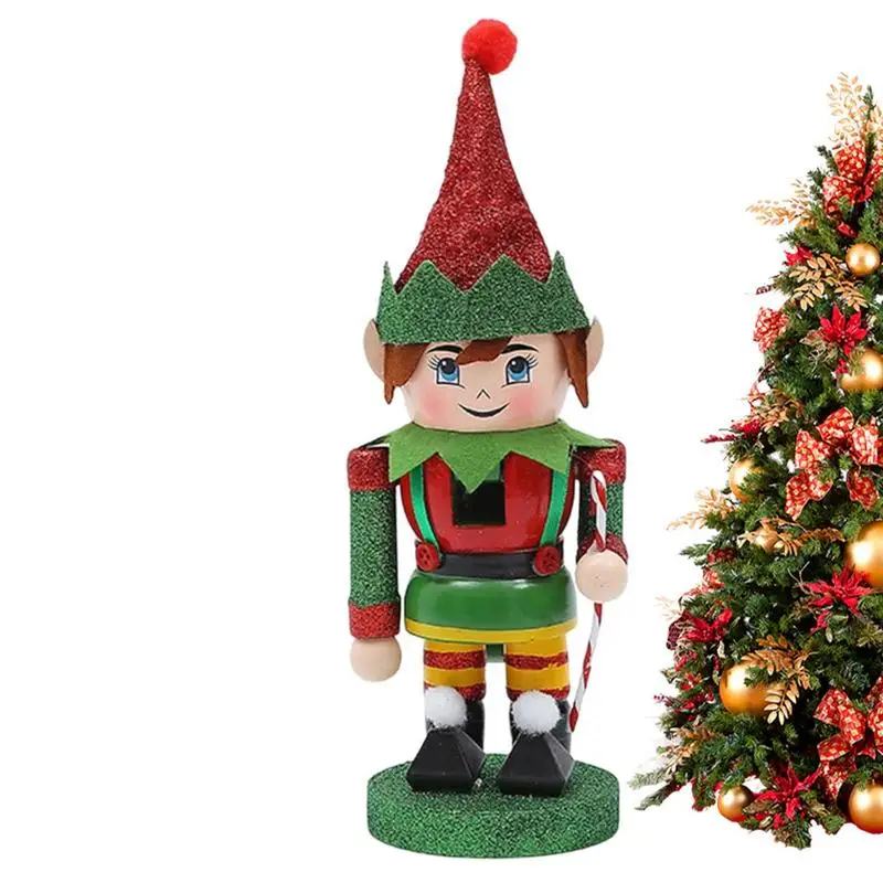 Handmade Nutcracker Christmas Ornament Wooden Puppet Soldier Santa Claus Elf Christmas Tree decoration for Children Birthday
Handmade Nutcracker Christmas Ornament Wooden Puppet Soldier Santa Claus Elf Christmas Tree decoration for Children Birthday