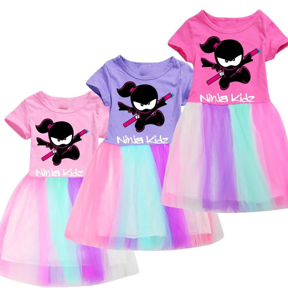 Одежда Ninja Kidz C, платья до колен, милое хлопковое Радужное цельнокроеное платье для подростков, мультяшная одежда для маленьких девочек
Одежда Ninja Kidz C, платья до колен, милое хлопковое Радужное цельнокроеное платье для подростков, мультяшная одежда для маленьких девочек
