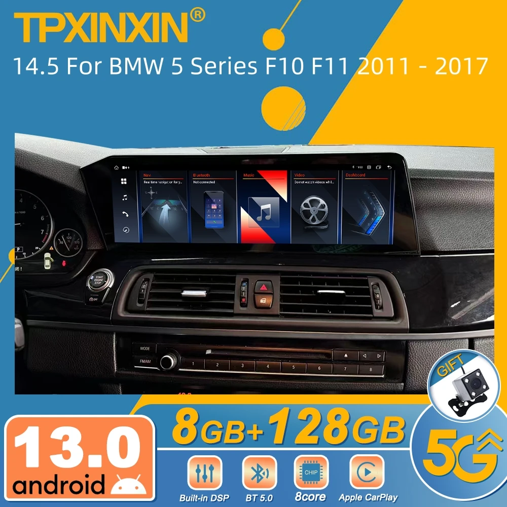 14 5 для BMW серии F10 F11 2011 - 2017 Android автомобильное радио 2Din стерео приемник Авторадио
