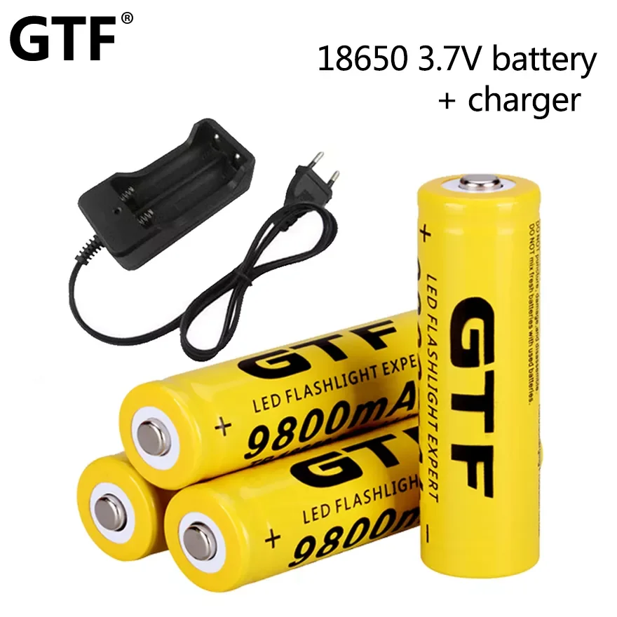 NEW2023 New 18650 Batteries 3.7V 9800mAh 18650 Rechargeable Li-ion Battery for Flashlight Torch Led Light +2 slot 18650 battery
NEW2023 New 18650 Batteries 3.7V 9800mAh 18650 Rechargeable Li-ion Battery for Flashlight Torch Led Light +2 slot 18650 battery
