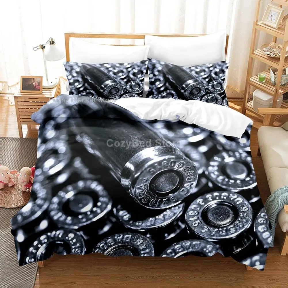 Cool Bullet Bedding Set Arms Gun 3d Duvet Cover Sets Comforter Bed Linen Twin Queen King Single Size Fashion Luxury Modern Gift
Cool Bullet Bedding Set Arms Gun 3d Duvet Cover Sets Comforter Bed Linen Twin Queen King Single Size Fashion Luxury Modern Gift