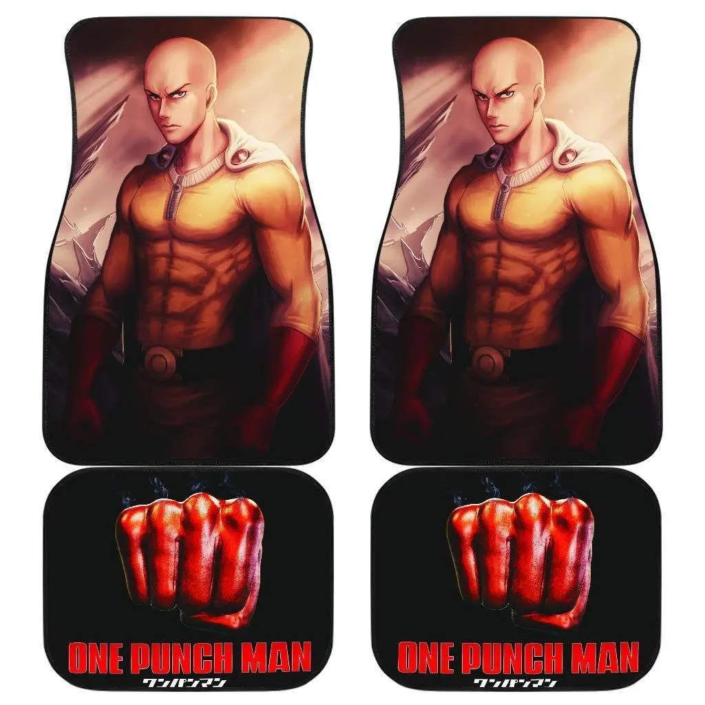 One Punch Man Funny Car Floor Mat Vintage Black Carpet Anti-Slip Rubber Mat Pack of 4 Car Accessories Car Floor Mats
One Punch Man Funny Car Floor Mat Vintage Black Carpet Anti-Slip Rubber Mat Pack of 4 Car Accessories Car Floor Mats