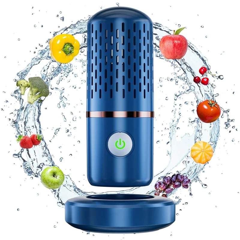 

Стиральная машина для фруктов и овощей, очиститель фруктов с технологией очистки OH-Ion для очистки фруктов, синий