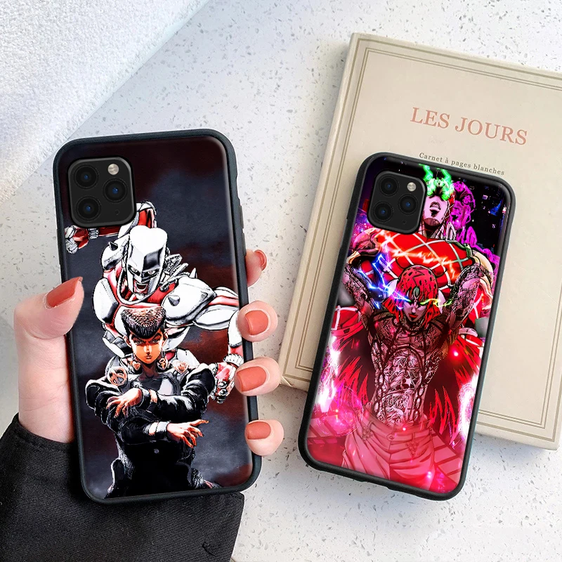 JOJO’S BIZARRE ADVENTURE OVER HEAVEN Phone Case For iPhone 6 6S 7 8 X XS XR 11 12 13 13 Pro Mini SE 2020 Silcone Black Cover 
JOJO’S BIZARRE ADVENTURE OVER HEAVEN Phone Case For iPhone 6 6S 7 8 X XS XR 11 12 13 13 Pro Mini SE 2020 Silcone Black Cover