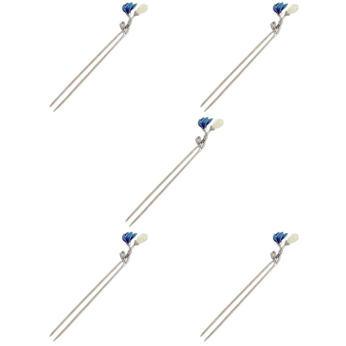 5pcs Jade Flower Hair Stick Elegant Classical Hair Clip Hair Fork Stick Hair Chopstick Hair Accessory
5pcs Jade Flower Hair Stick Elegant Classical Hair Clip Hair Fork Stick Hair Chopstick Hair Accessory