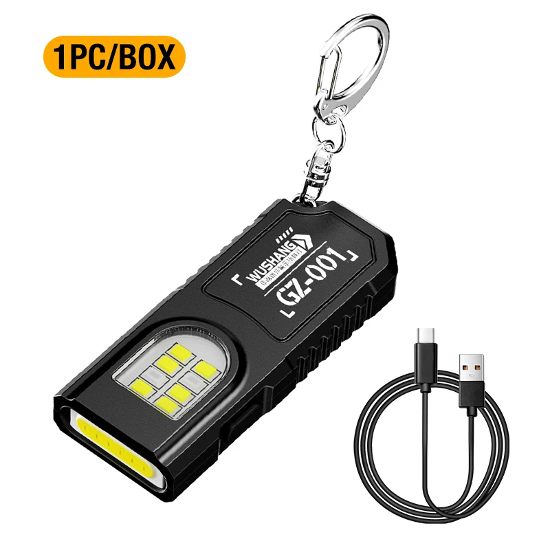 USB-перезаряжаемый COB LED фонарь с клипсой
USB-перезаряжаемый COB LED фонарь с клипсой