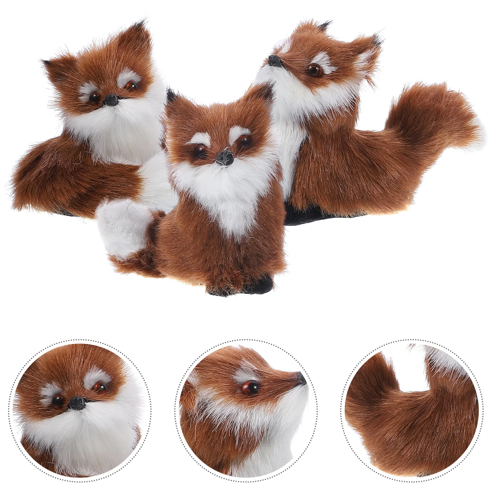 3 Pcs Nativity Christmas Ornaments Tree Decor Adorable Animal Figurine Fox Statue Small Plush Realistic Furry
3 Pcs Nativity Christmas Ornaments Tree Decor Adorable Animal Figurine Fox Statue Small Plush Realistic Furry