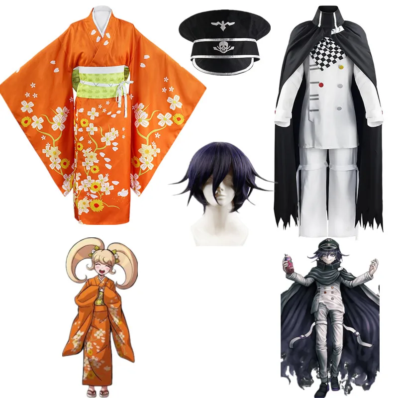 17Danganronpa V3 Kokichi Oma Cosplay Costume President Uniforms Scarf Cloak Halloween Hiyoko Saionji Women Orange Dress Kimono
17Danganronpa V3 Kokichi Oma Cosplay Costume President Uniforms Scarf Cloak Halloween Hiyoko Saionji Women Orange Dress Kimono