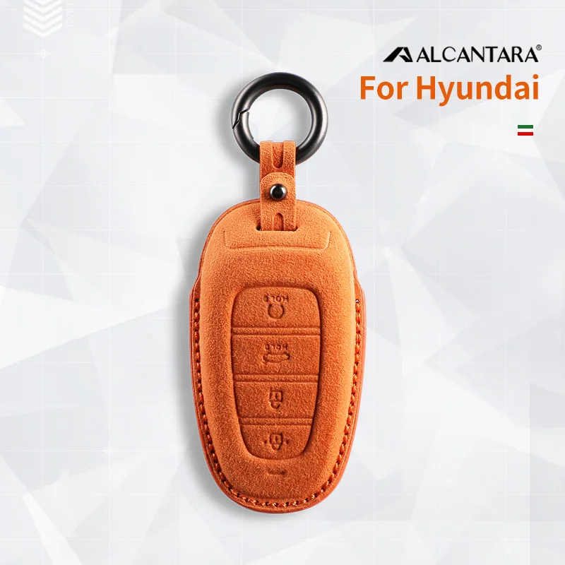 Alcantara Car Accessories Fob Key Case Cover Holder For Hyundai Azera Santa Fe Solaris Elantra KONA KAUAI Grandeur IG Accent
Alcantara Car Accessories Fob Key Case Cover Holder For Hyundai Azera Santa Fe Solaris Elantra KONA KAUAI Grandeur IG Accent