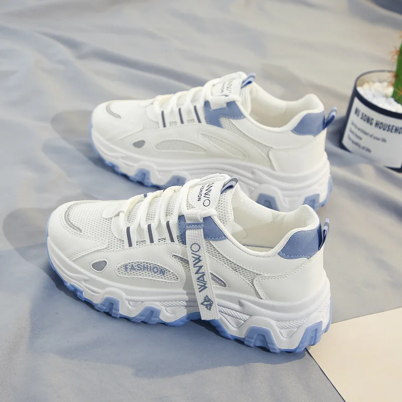 Spring and autumn new mesh breathable all-match sports shoes female students casual white shoes
Spring and autumn new mesh breathable all-match sports shoes female students casual white shoes