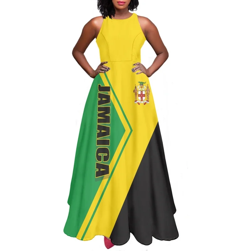 Jamaica Flag Print Vestidos Dress for Women All-match Elegant Sundress for Ladies Dropshipping One Piece Slip Dresses Outfits
Jamaica Flag Print Vestidos Dress for Women All-match Elegant Sundress for Ladies Dropshipping One Piece Slip Dresses Outfits