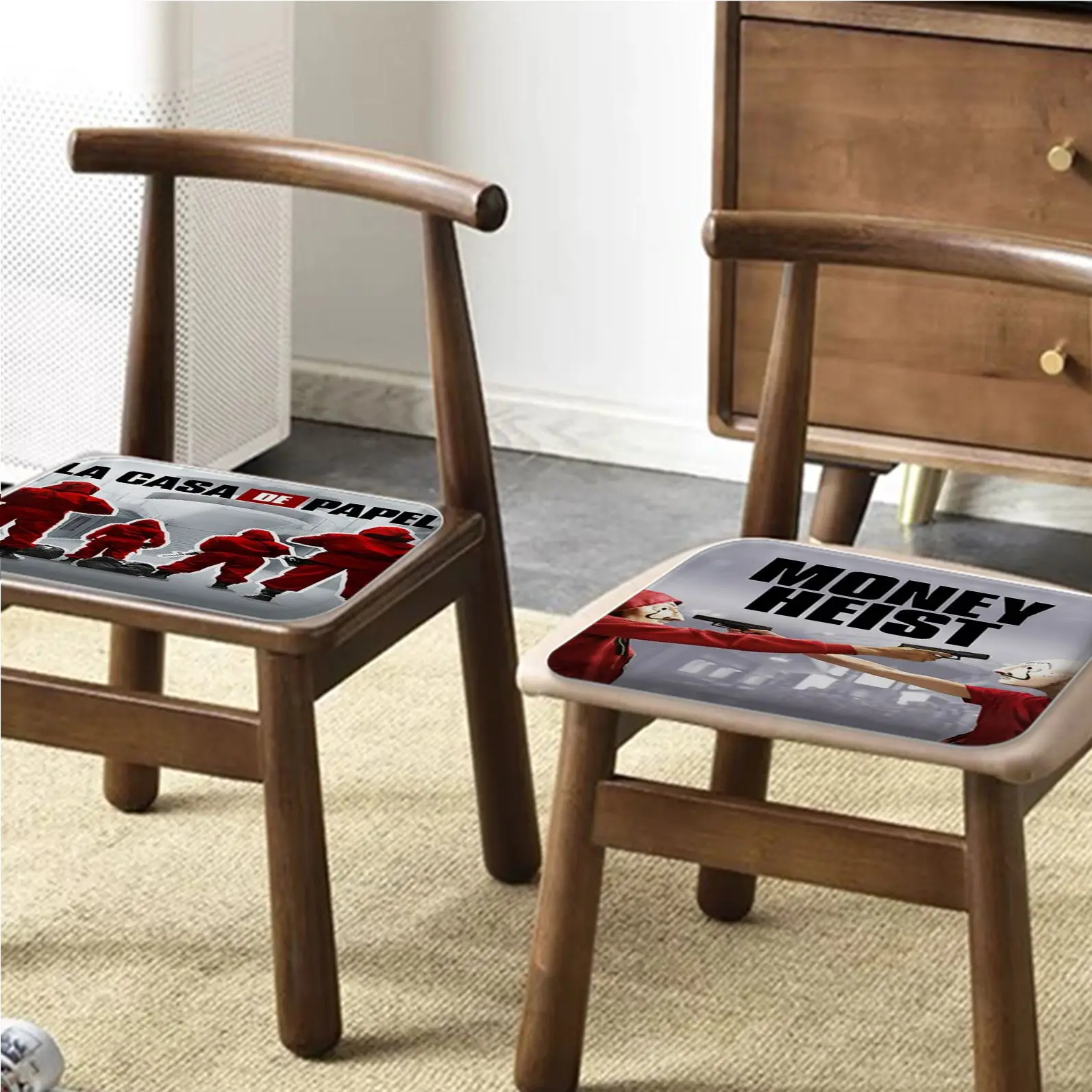 Spain TV SHOWS Money Heist Tie Rope Stool Pad Patio Home Kitchen Office Chair Seat Cushion Pads Sofa Seat Cushions Home Decor
Spain TV SHOWS Money Heist Tie Rope Stool Pad Patio Home Kitchen Office Chair Seat Cushion Pads Sofa Seat Cushions Home Decor