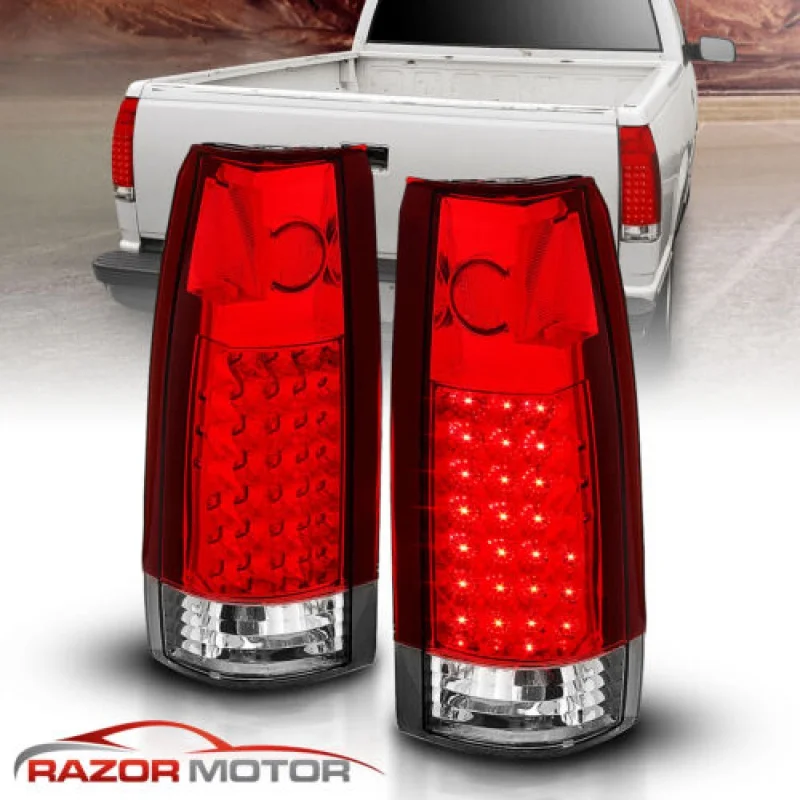 For 1988-1999 Red Clear LED Tail Lights For Chevy/GMC C10 C/K Silverado Tahoe Sierra
For 1988-1999 Red Clear LED Tail Lights For Chevy/GMC C10 C/K Silverado Tahoe Sierra