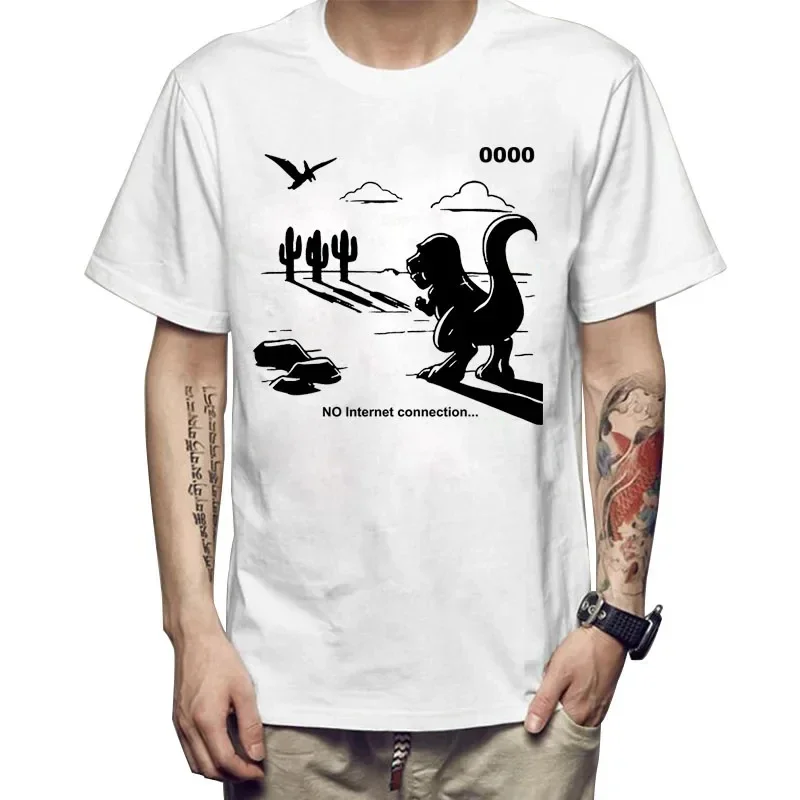Футболка мужская Свободная с круглым вырезом T-shirt100 % хлопок Повседневная смешная
