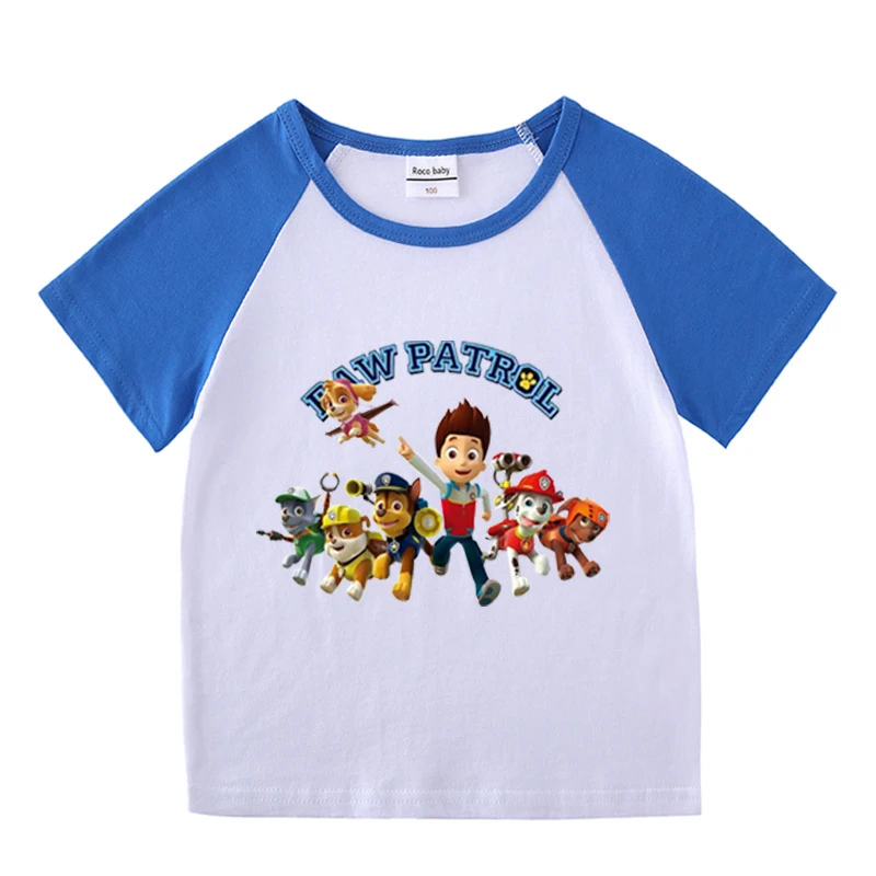 2022 Summer Children Cotton Cartoon T-shirt Boy Animal Dog Printed Paw Patrol Boys T Shirt Girls Tops Tees Cartoon Kids Clothes
2022 Summer Children Cotton Cartoon T-shirt Boy Animal Dog Printed Paw Patrol Boys T Shirt Girls Tops Tees Cartoon Kids Clothes