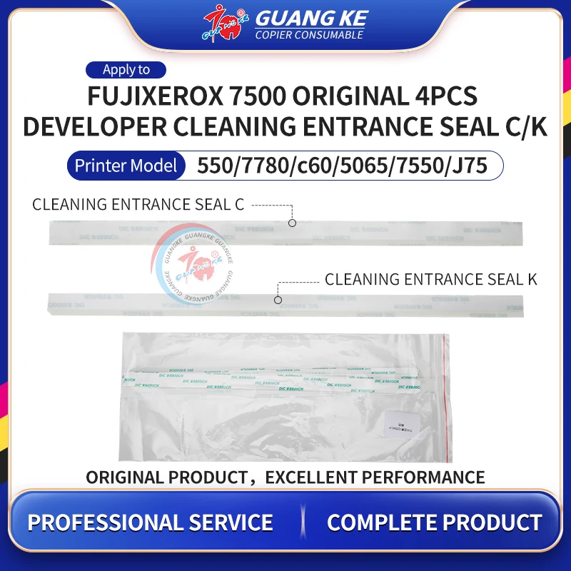 Original 4Pcs Developer Cleaning Entrance Seal For Xerox 7500 550 560 570 5580 7780 7785 C60 C70 C9070 6550 7600 J75 C75 700
Original 4Pcs Developer Cleaning Entrance Seal For Xerox 7500 550 560 570 5580 7780 7785 C60 C70 C9070 6550 7600 J75 C75 700