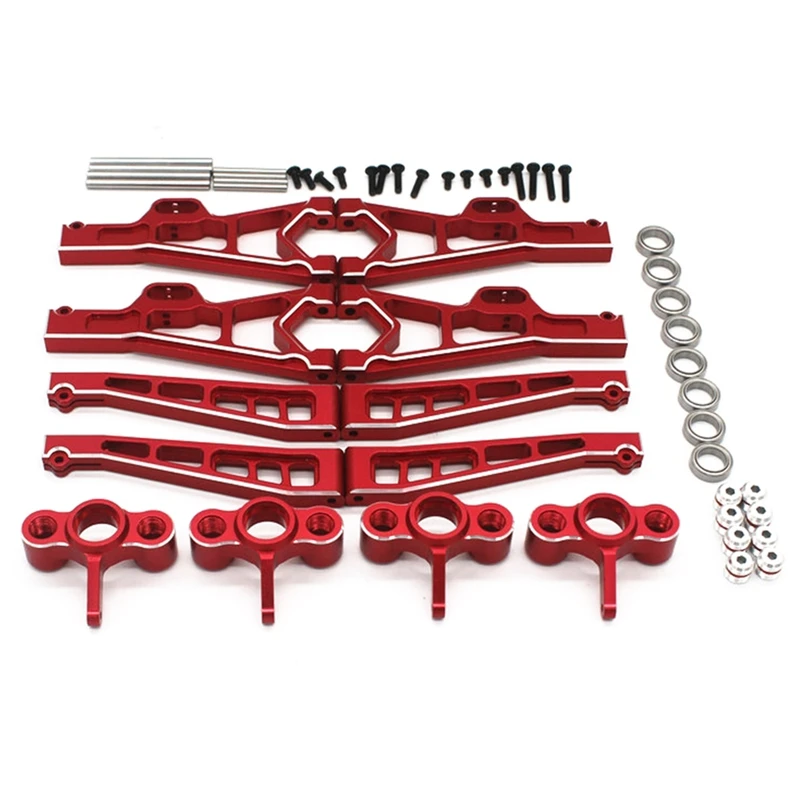 Metal Front Rear Arm Steering Knuckle Set For JLB Racing CHEETAH 11101 21101 J3 Speed 1/10 RC Car Upgrade Parts
Metal Front Rear Arm Steering Knuckle Set For JLB Racing CHEETAH 11101 21101 J3 Speed 1/10 RC Car Upgrade Parts