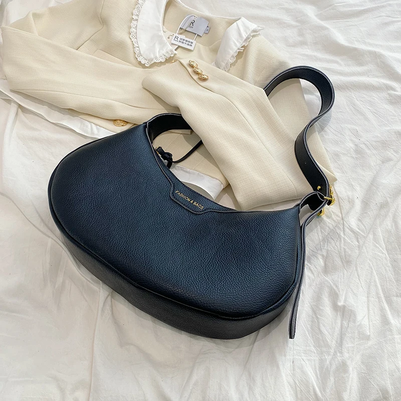 

Women Hobo Bag Fashion Armpit Shoulder Purse Luxury Soft Leather Women's Sling Shoulder Bag Big Handbag Designer Underarm Bag