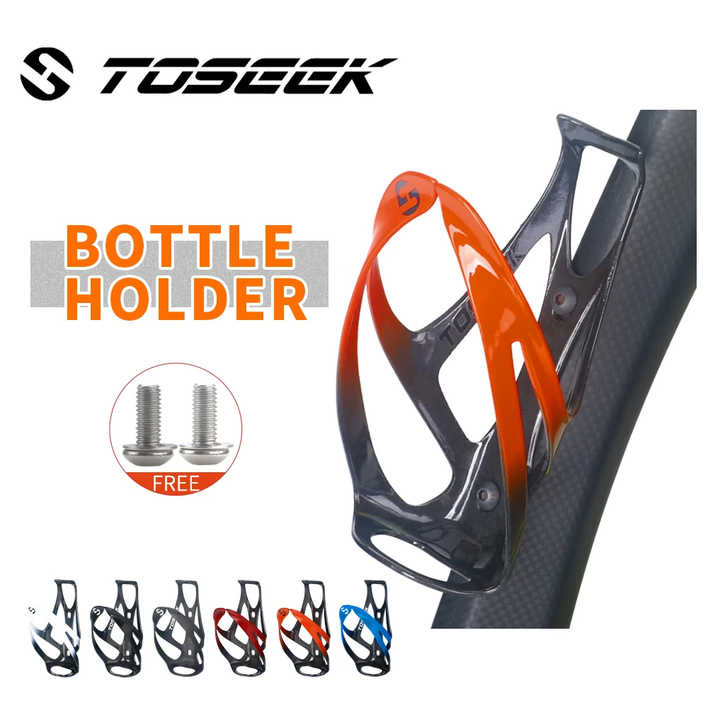 TOSEEK Full Carbon Fiber Bicycle Water Bottle Cage Holder Cycling Bike Accessories Parts For Diameter 72-74mm Bottle
TOSEEK Full Carbon Fiber Bicycle Water Bottle Cage Holder Cycling Bike Accessories Parts For Diameter 72-74mm Bottle