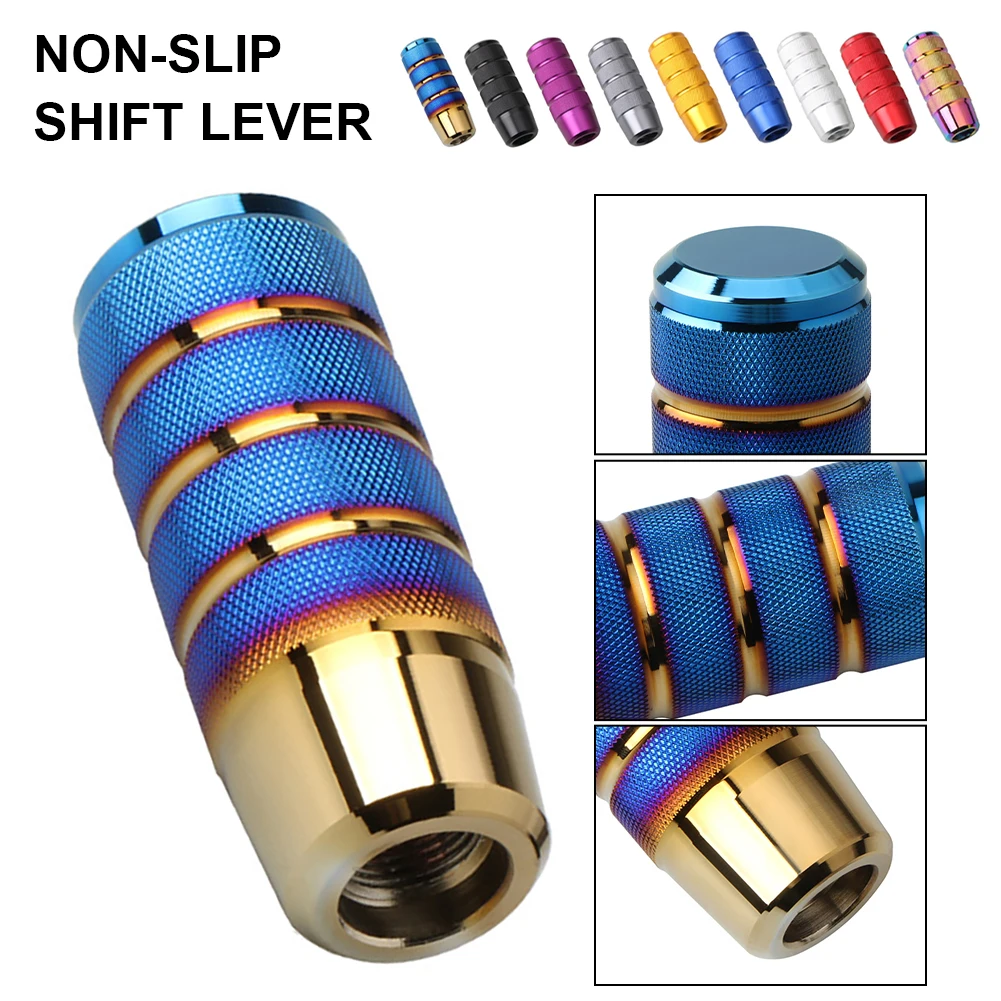 9.5CM Gear Shift Knob Manual Transmission Gear Stick Lever Shifter Knob Car Universal Aluminum Color Red Black Gold Blue Purple
9.5CM Gear Shift Knob Manual Transmission Gear Stick Lever Shifter Knob Car Universal Aluminum Color Red Black Gold Blue Purple