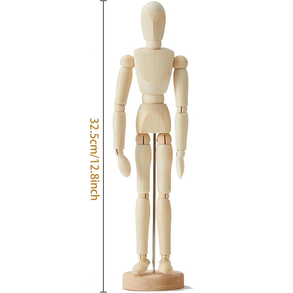 Деревянный шарнирный манекен для рисования 4.5/5.5/8/12/16 дюймов
Деревянный шарнирный манекен для рисования 4.5/5.5/8/12/16 дюймов